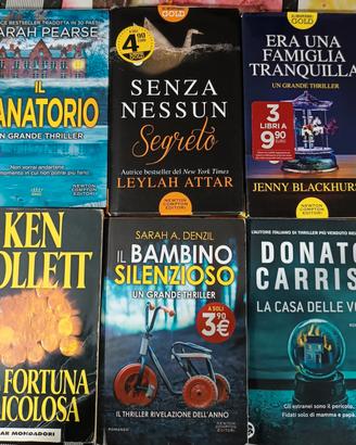 Lotto libri thriller bestseller  narrativa 
