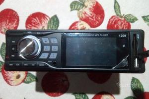 Autoradio bluetooth frontalino estraibile 100 wat