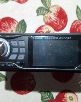 Autoradio bluetooth frontalino estraibile 100 wat