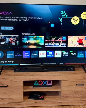 HISENSE SMART TV 75 POLLICI 4K QLED PERFETTA