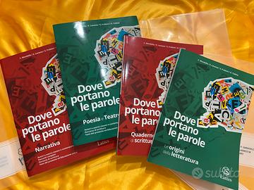Libri italiano Dove portano le parole INTATTI