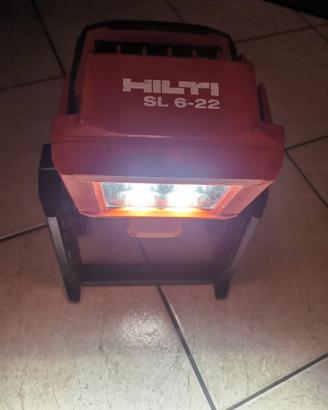 Faretto/ Lampada da cantiere  Hilti SL 6 -22