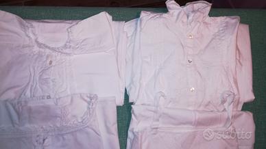 4 camicia da notte donna d'epoca - inizio 900