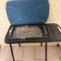 Barbecue portatile Hyba con griglia e coperchio