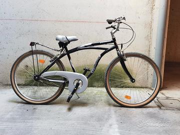 bicicletta nera cruiser Girardengo