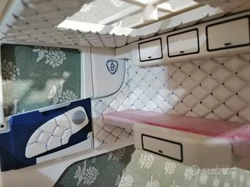 Interni per cabina Scania serie R Tamiya truck1:14