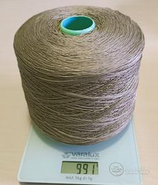 Rocca in filo di cotone, colore grigio