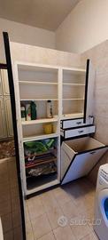 MOBILE DA BAGNO VINTAGE PORTABIANCHERIA