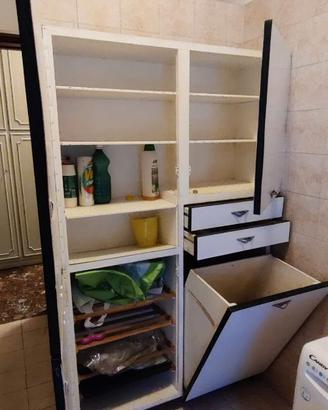MOBILE DA BAGNO VINTAGE PORTABIANCHERIA