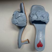 Ciabatte con tacco Le Poeme azzurre