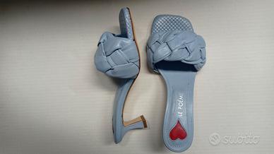 Ciabatte con tacco Le Poeme azzurre