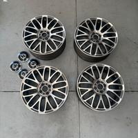 4 Cerchi lega 17 Pollici Originali 500 Abarth usat