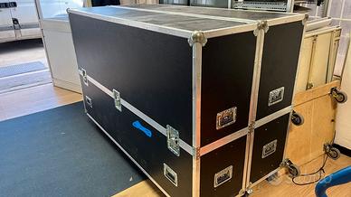 Fly case per monitor video 65/75 pollici