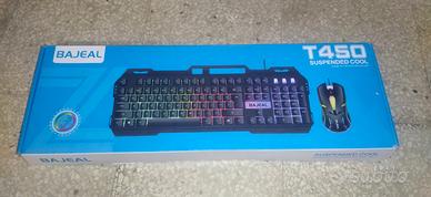 TASTIERA E MOUSE BAJEAL T450