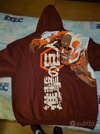 Felpa Dolly Noire Attacco dei giganti L Corazzato