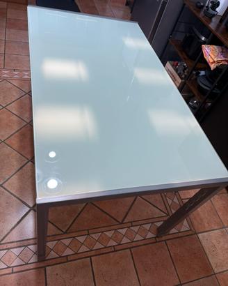 Tavolo da cucina in vetro temperato