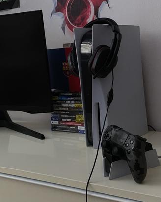 PlayStation 5 + accessori + monitor Samsung g3