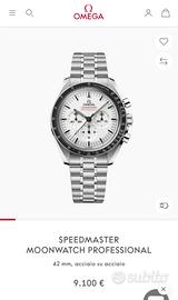 Omega Speedmaster Moonwatch Bianco 2024