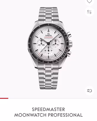 Omega Speedmaster Moonwatch Bianco 2024