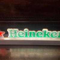 Insegna luminosa heineken vintage