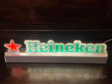 Insegna luminosa heineken vintage