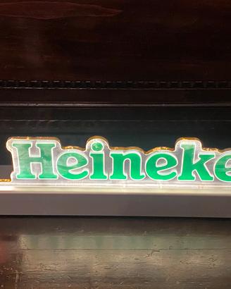 Insegna luminosa heineken vintage