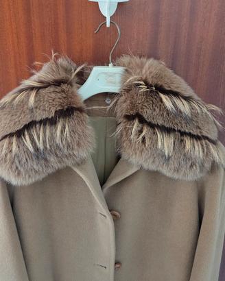 Cappotto con pelliccia da donna - tg.48