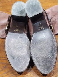 stivali alti donna in pelle