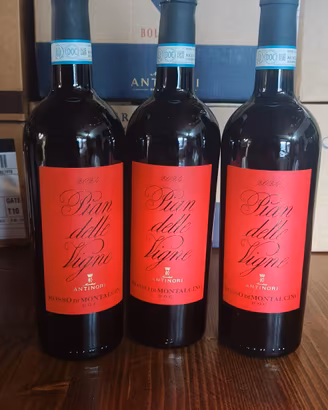 lotto vino rosso di Montalcino pian delle vigne 