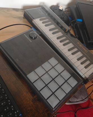 Maschine mikro mk3 e Behringer Swing Perfetti 