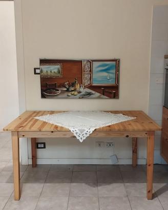 Tavolo color legno naturale