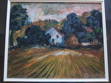 Paesaggio rurale, Gianni Tedeschi, 58x48 cm 
