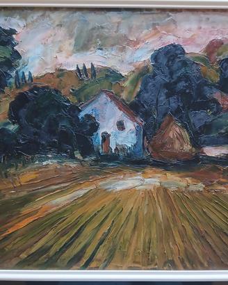 Paesaggio rurale, Gianni Tedeschi, 58x48 cm 