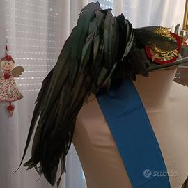 Cappello e piume da bersagliere completo