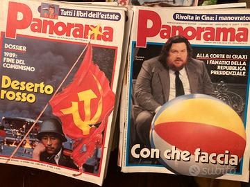 Riviste Panorama anni ‘80