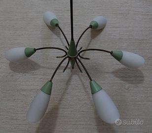 Lampadario da soffitto anni 50 vintage