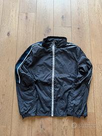 Kway Antony Morato nero e blu con cappuccio