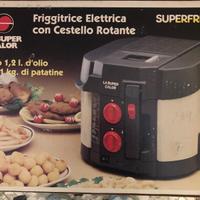 Friggitrice elettrica “la super calor” con cestell