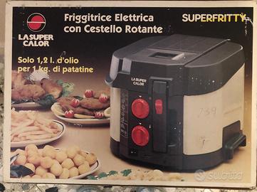 Friggitrice elettrica “la super calor” con cestell