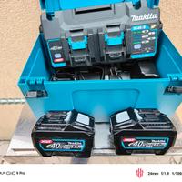 Makita DcR40B + 2 batterie 40v 5ah