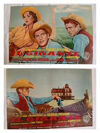 2 fotobuste del film  IL GIGANTE, 1° edizione, 