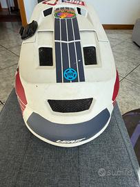 Casco downhill e maschera Fox .