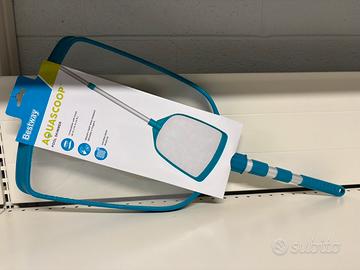 Retino per piscina con asta telescopica