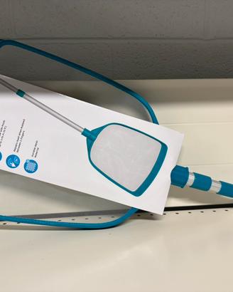 Retino per piscina con asta telescopica