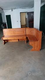 panchine in legno 