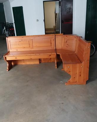 panchine in legno 