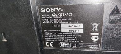 TV SONY KDL-37EX402 37 pollici - NO SMART TV
