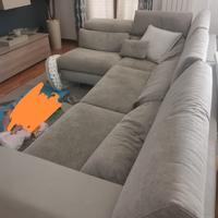 Divano angolare 3 posti con penisola