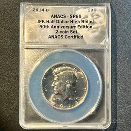 Collectible Coin Half Dollar High Relief 50th 🇺🇸