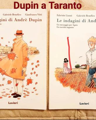 2 fumetti “LE INDAGINI DI ANDRE’ DUPIN” a TARANTO
